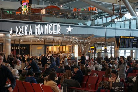 Departures Terminal 5, London Heathrow Airport by Andrew Milligan Sumo via Flickr (CC BY 2.0)