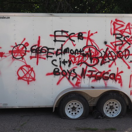 Graffiti on Trailer