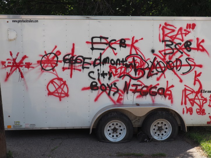 Graffiti on Trailer