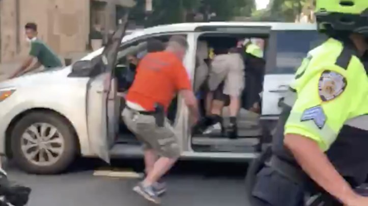 police kidnapping protesters